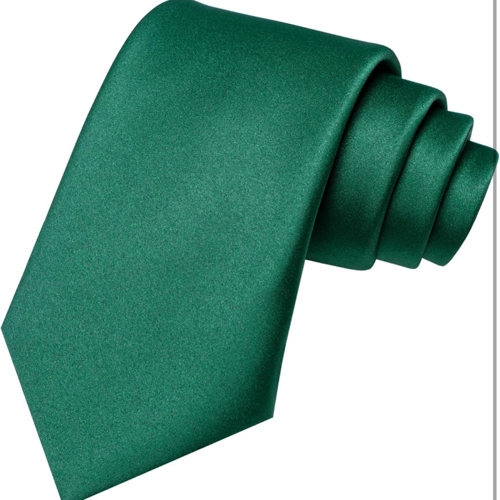 Elegant Green Men's Tie